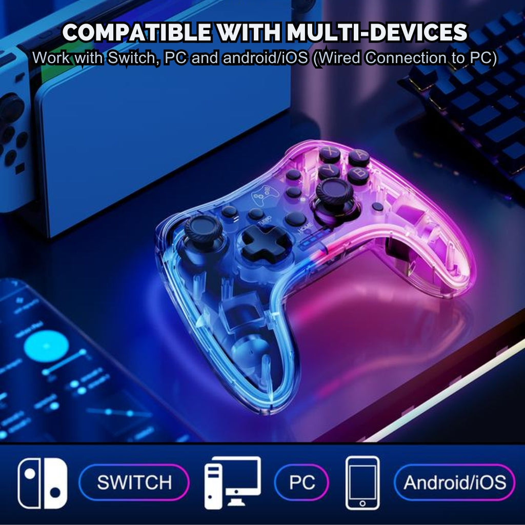 Wireless Switch Pro Controllers with RGB Light